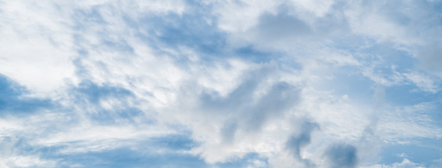 blue sky with white clouds