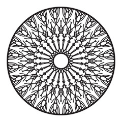 branches rosette graphic