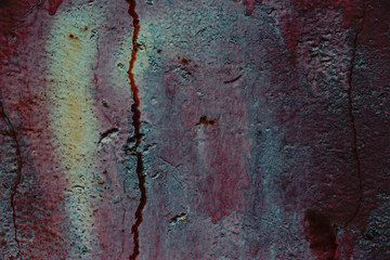 old metal surface with cracks, background texture