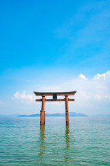 Landscape of Shirahige Shrine