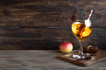 Apple autumnal drink