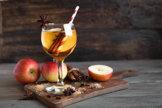 Apple autumnal drink