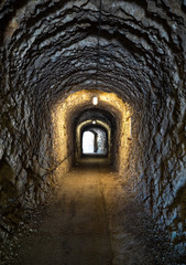Fiastra lake and Lame Rosse canyon - Naturalistic wild attraction in the Monti Sibillini National...