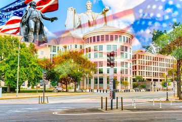 Urban cityscape of the city, US Court-Appeals Clerk's Office, 333 Constitution Ave NW.