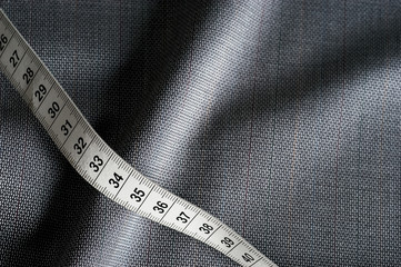 Maßband auf Stoff