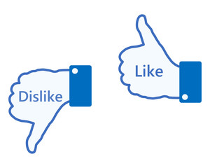 Handzeichen auf weiss