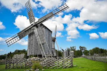 Saaremaa mills in Estonia