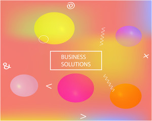 Magic backdrop from blurry patterns.