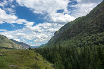The road in Mountains Altai