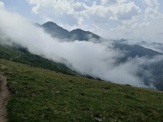 Direction Etang d'Ayès, Ariège, Pyrénées, France