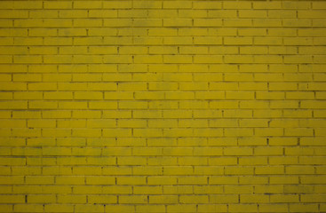 Background of yellow brick wall