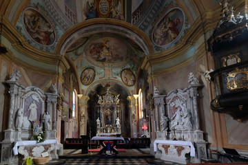 Obraz premium Saint John the Baptist church in Zagreb, Croatia