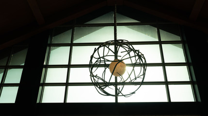 a light encircled by branches