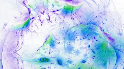 Fototapeta na wymiar Hintergrundgrafik - Fantasievolle Strukturen - blau/violett