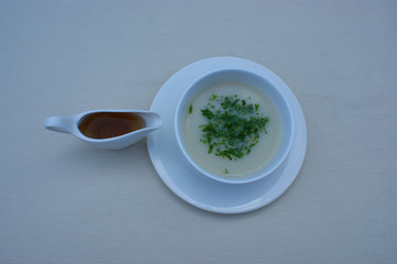 Georgian chikhirtma soup.