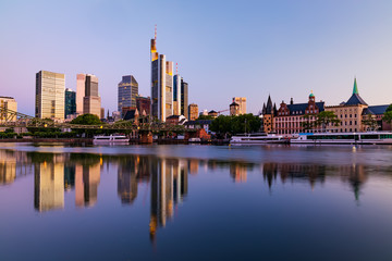 Frankfurt am Main. Cityscape image of Frankfurt am Main during sunset.