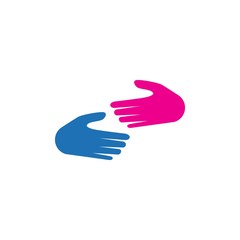 Obraz premium Hand Care Logo Template vector icon Business