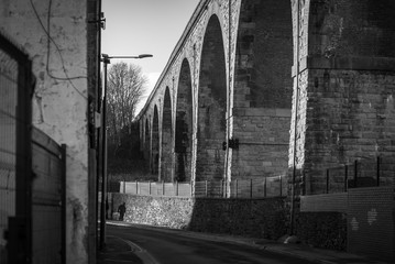 Central viaduct in Burnley