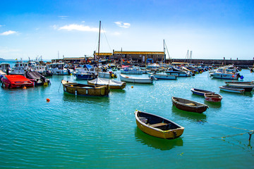 Fototapeta premium boats in harbor
