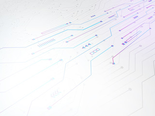 Obraz premium Abstract technology circuit board background.