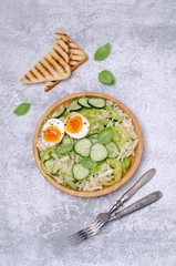 Salad of raw vegetables
