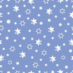 Christmas and New Year 2019 background with stars.