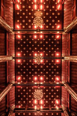 Plafond de temple Thailandais