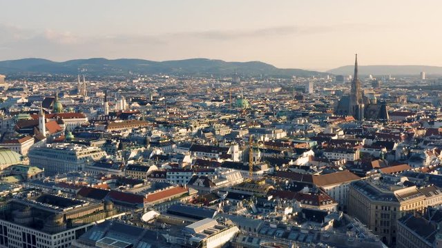 Aerial view of Vienna