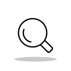 Search icon in trendy flat style. Search symbol for your web site design, logo, app, UI Vector EPS 10. 