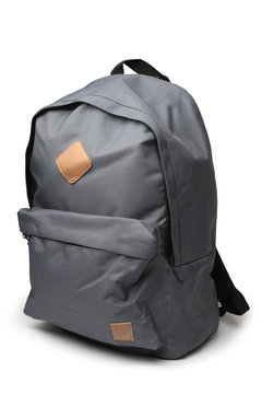 Gray backpack
