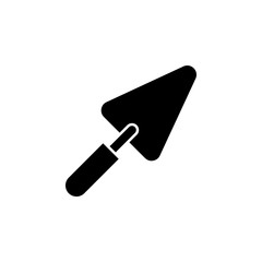 Trowel, maintenance icon. Simple glyph, flat vector of construction tools icons for ui and ux, website or mobile application