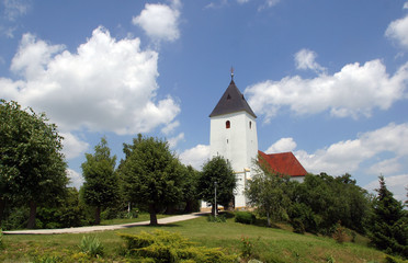 Fototapeta na wymiar All Saints Parish Church in the Bedenica, Croatia
