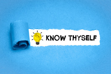 Know thyself - obrazy, fototapety, plakaty