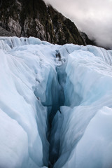 Fototapeta na wymiar Glacier Néo Zélandais Mont Cook 