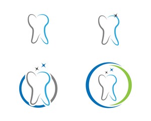  Dental logo Template vector illustration icon design