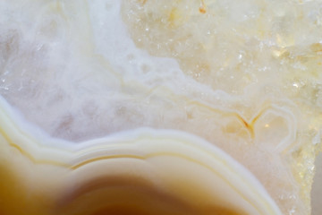 Natural piece of a dendrite agate texture macro