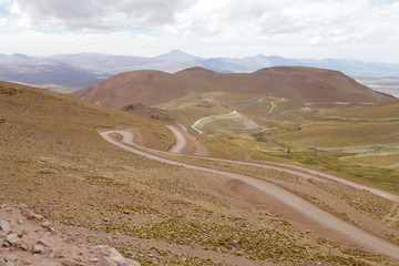 Landscape along the National Route 40 also known as Ruta 40, Argentina