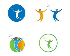 people logo vector template