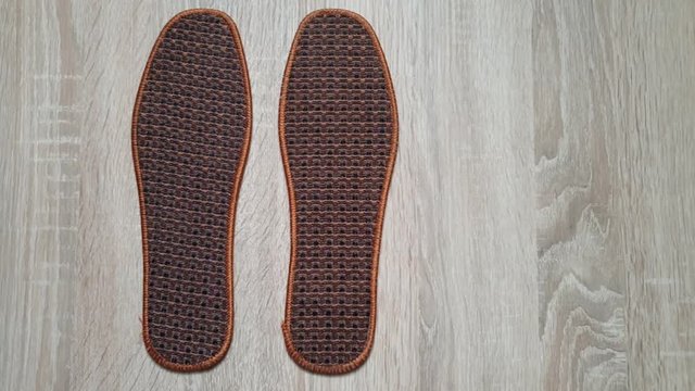 Shoe insoles. Orthopedic insoles. Foot insoles. New insoles shoe.