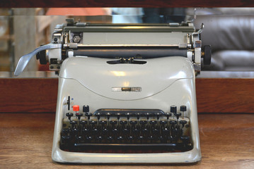 Old vintage typewriter