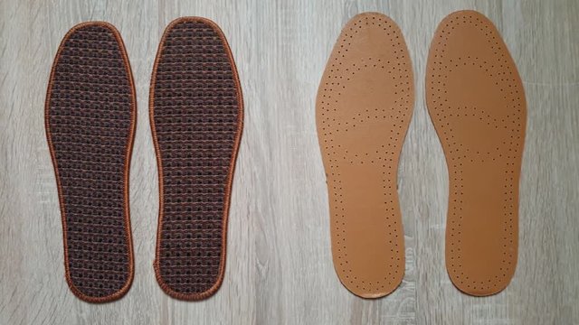 Shoe insoles. Orthopedic insoles. Foot insoles. New insoles shoe.