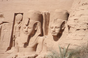 Abu Simbel temple of ramesses in nubia,  Egypt, 