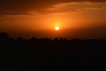 Atardecer en Demnate (Marruecos)