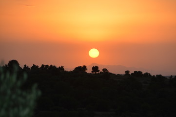 Atardecer en Demnate (Marruecos)
