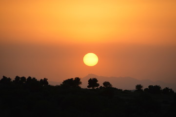 Atardecer en Demnate (Marruecos)