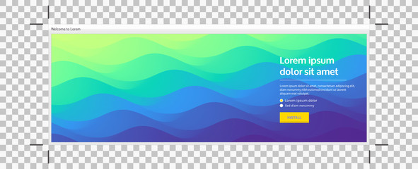 Website or mobile app landing page. Abstract background with dynamic effect. Modern pattern. Vector illustration for design.