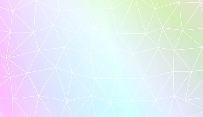 Fototapeta premium Polygonal pattern with triangles mosaic cover. Template for your banner. Vector illustration. Creative gradient color.