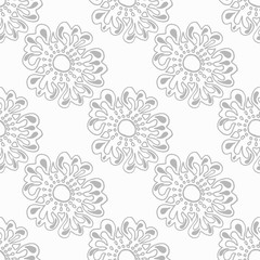 floral seamless pattern with flowers