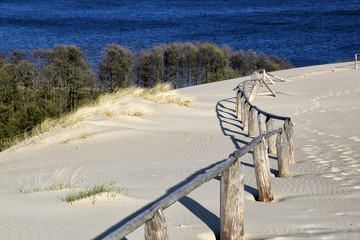 Parnidis sand dune on the Curonian Spit in Lithuania.
