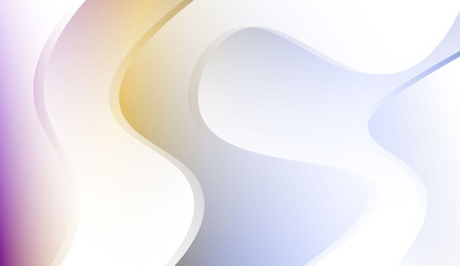 Creative Background With Wave Gradient Shape. For Your Design Wallpapers Presentation. Colorful Vector Illustration